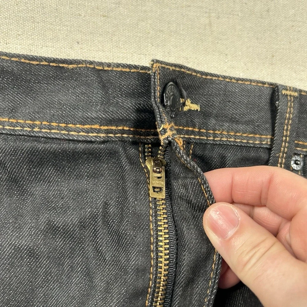 Levi's 569 Jeans Mens 38x30 (Fits 42x31) Boot Cut Dark Wash Denim Classic